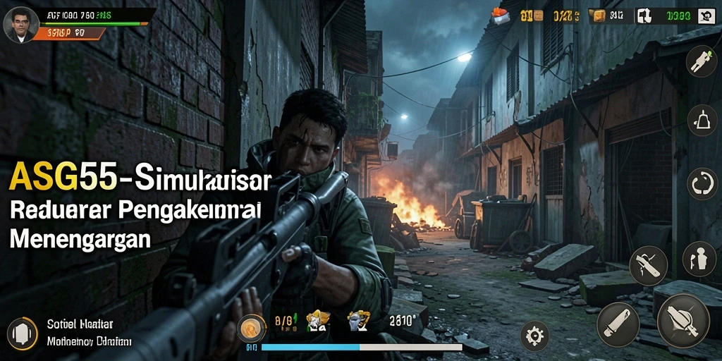Tampilan menarik dari gameplay ASG55 yang realistis.