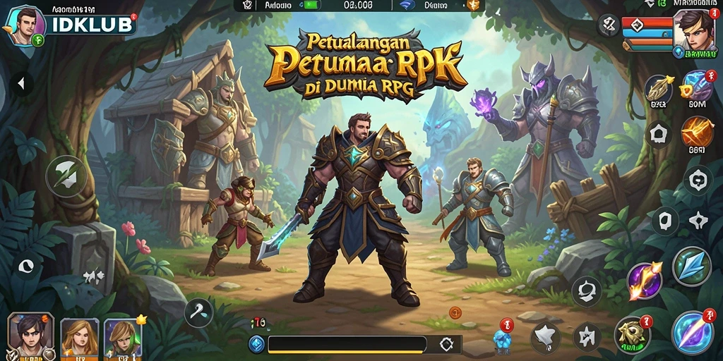 Screenshot gameplay IDKLUB menampilkan aksi pertempuran yang mendebarkan.