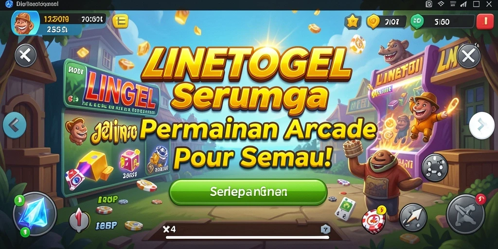 Tampilan gameplay seru dan menantang di LINETOGEL.